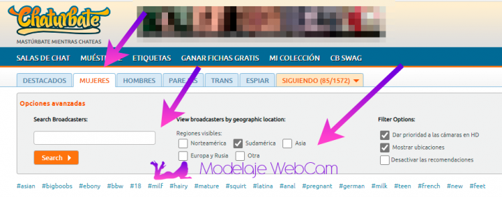 Buscar modelos webcam en Chaturbate - Modelaje WebCam