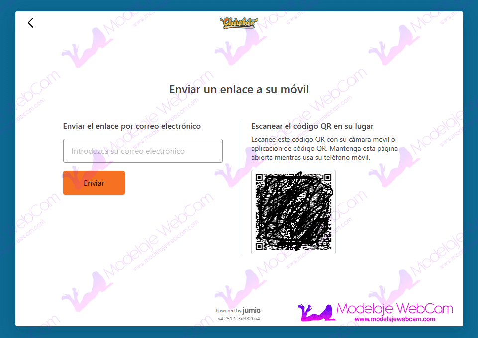 Verificación de cuenta de Chaturbate por teléfono