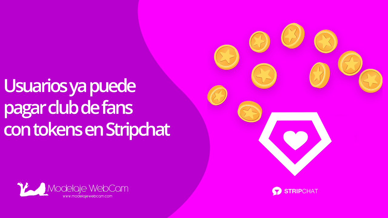 Pagar club de fans con tokens en Stripchat