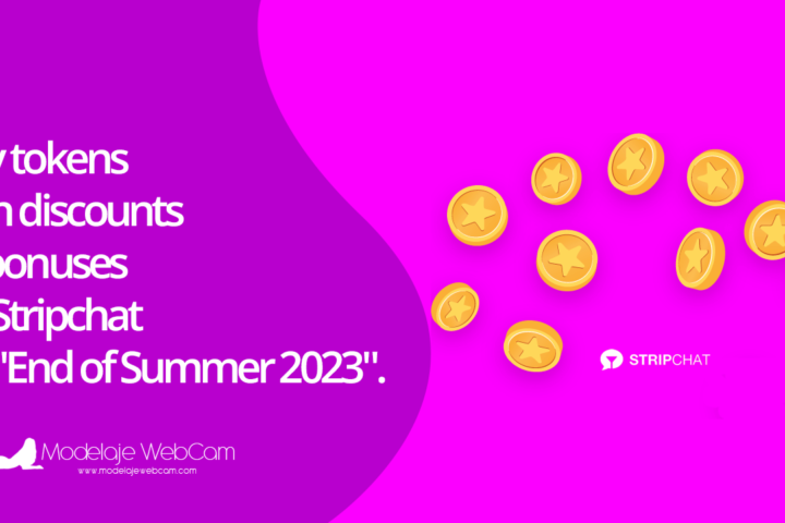 Buy tokens with discounts or bonuses on Stripchat for "End of Summer 2023".