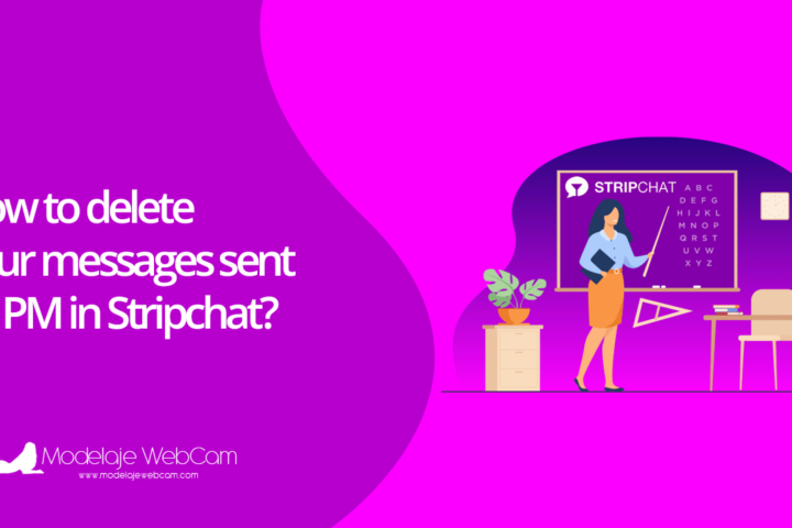 How to delete your messages sent by PM in Stripchat?