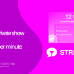 New Stripchat private show price of 12 tokens per minute