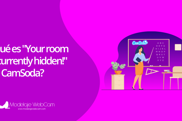 Qué es "Your room is currently hidden!" en CamSoda