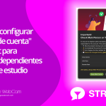 configurar un "Titular de cuenta" en Stripchat