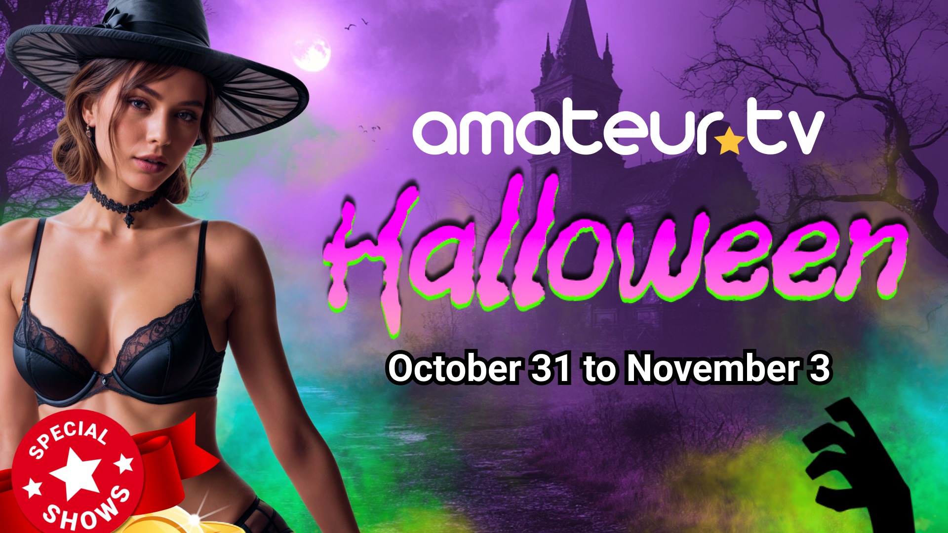 Halloween 2024 on Amateur.tv