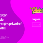 Por qué existen 2 "Enviar mensajes privados" en Chaturbate