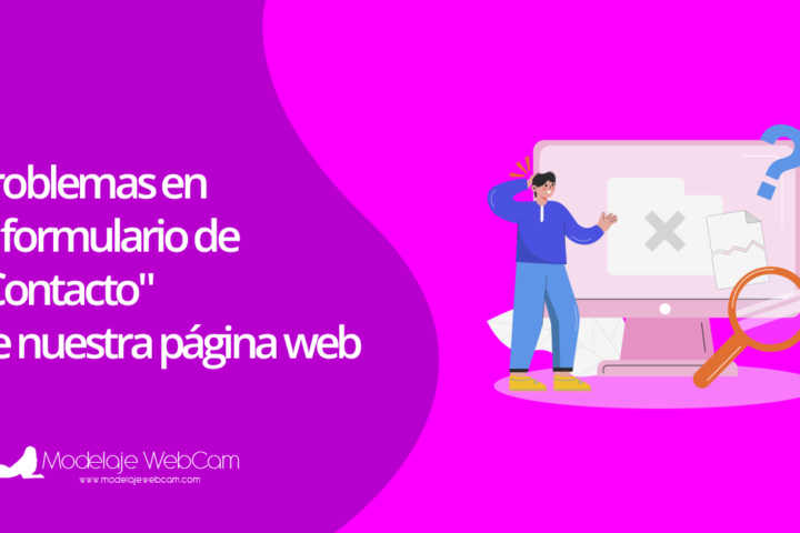 Disculpas por problemas en el formulario contacto wordpress