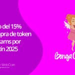 Descuento del 15% por la compra de token en Bongacams por San Valentín 2025