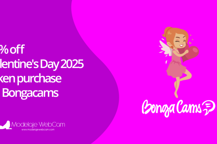 15% off Valentine's Day 2025 token purchase on Bongacams